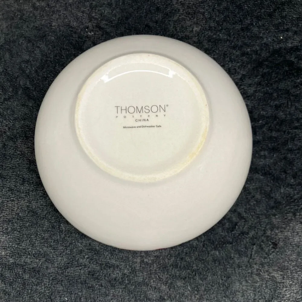 Thomson Pottery Country Birdhouse Vines Set of 4 Soup / Cereal Bowls 6 1/8
